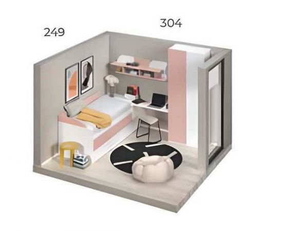 Dormitorio Juvenil W010 WIN Basic - Imagen 2