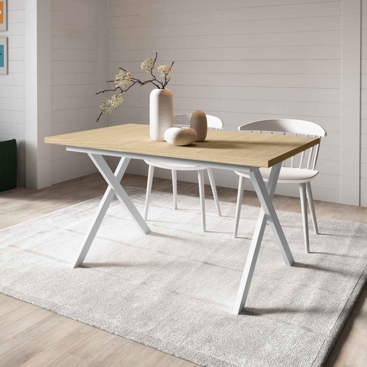 Mesa M820 M821 M826 M827 Pata metalica X - Imagen 4