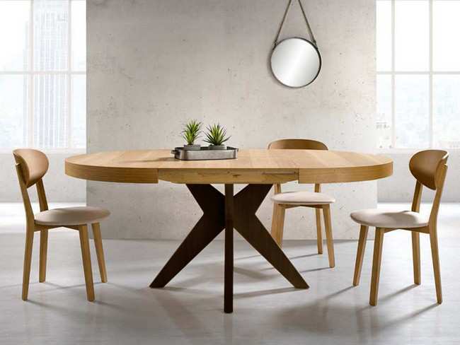 Mesa Comedor Mon Redonda Extensible - Imagen 2