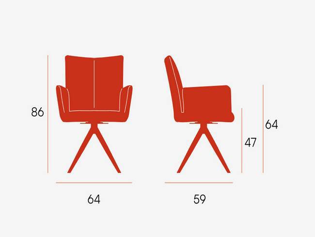 Silla modena Giratoria 180º - Imagen 12